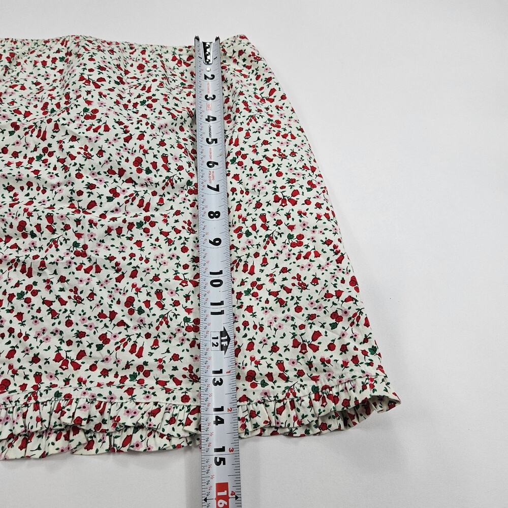 Y2k Euro Mini Skirt Floral Phard Coquette Cottagecore - Size Small - Picture 5 of 6